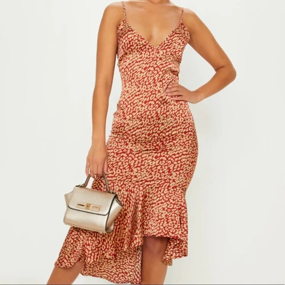 knee length dresses for ladies Pre-Order - New Fit - Maneater Wiggle Dress in Leopard